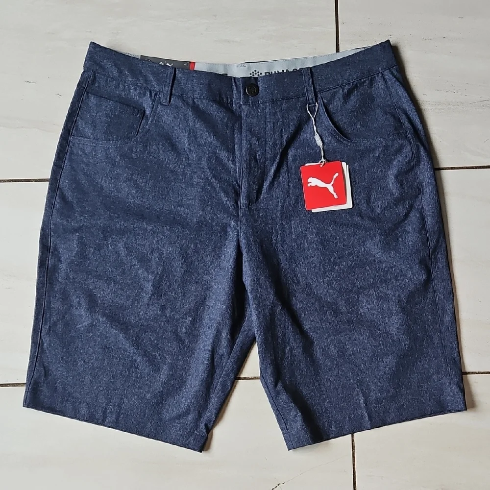 NWT Puma Blue Golf Shorts [Size 36]